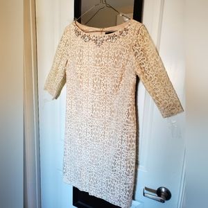 Lacey Beige Dress